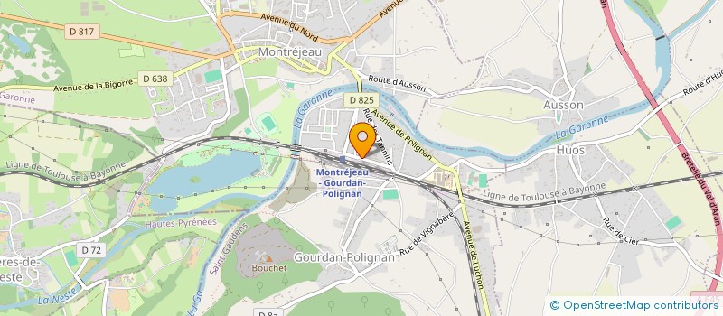 localisation de l'entreprise RESIDENCE COMMENGEOISE  GOURDAN-POLIGNAN