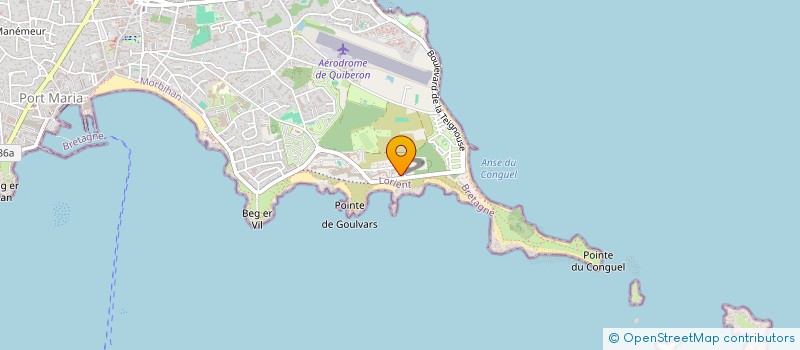 localisation de l'entreprise RESIDENCE CONGUEL à QUIBERON