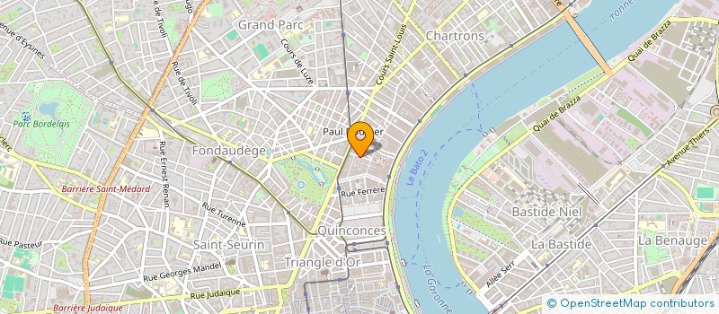 localisation de l'entreprise RESIDENCE CONSTANTIN  BORDEAUX