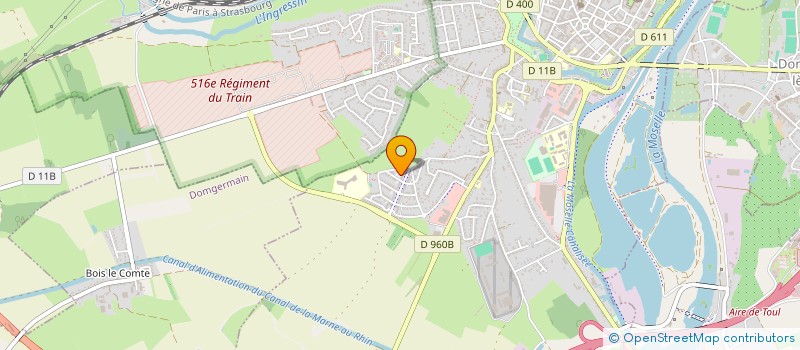 localisation de l'entreprise RESIDENCE COTES DE TOUL PQ  TOUL