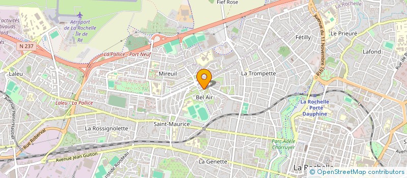 localisation de l'entreprise RESIDENCE COTRE  LA ROCHELLE