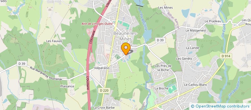 localisation de l'entreprise RESIDENCE COUTURIERS SYNDIC AKERYS GESTION à LIMOGES