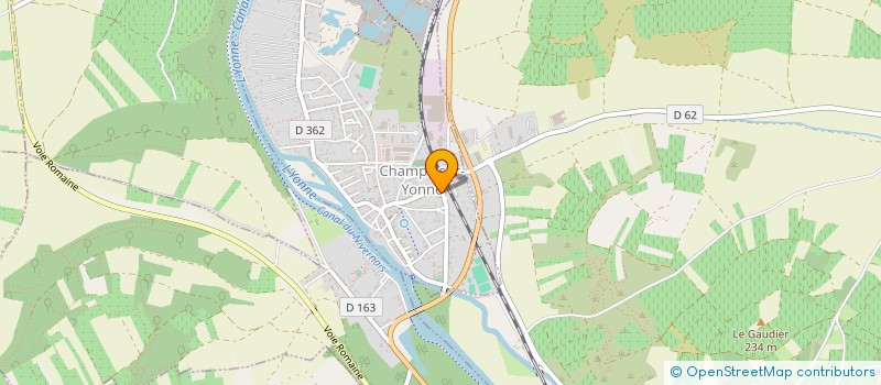 localisation de l'entreprise RESIDENCE D'AUTOMNE à CHAMPS-SUR-YONNE