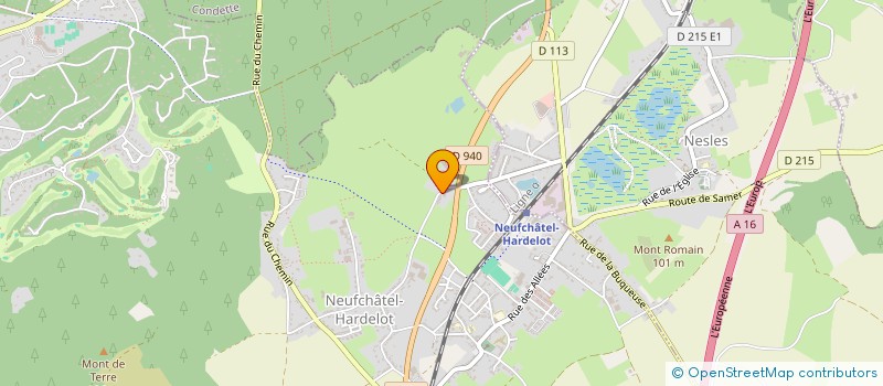 localisation de l'entreprise RESIDENCE D'OPALE à NEUFCHATEL-HARDELOT