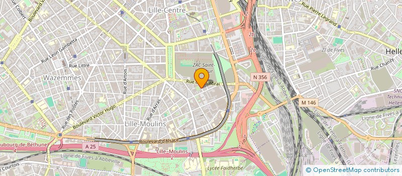 localisation de l'entreprise RESIDENCE DANTON à LILLE