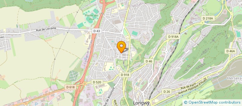 localisation de l'entreprise RESIDENCE DARCHE (SYND à LONGWY