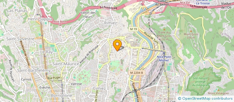 localisation de l'entreprise RESIDENCE DE CIMIEZ à NICE