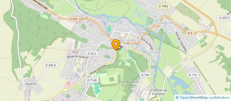 localisation de l'entreprise RESIDENCE DE COPROPRIETES PORTE CHARTRAINE à NOGENT-LE-ROI
