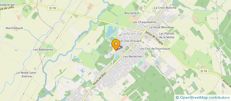 localisation de l'entreprise RESIDENCE DE FONTPERTUIS à LAILLY-EN-VAL