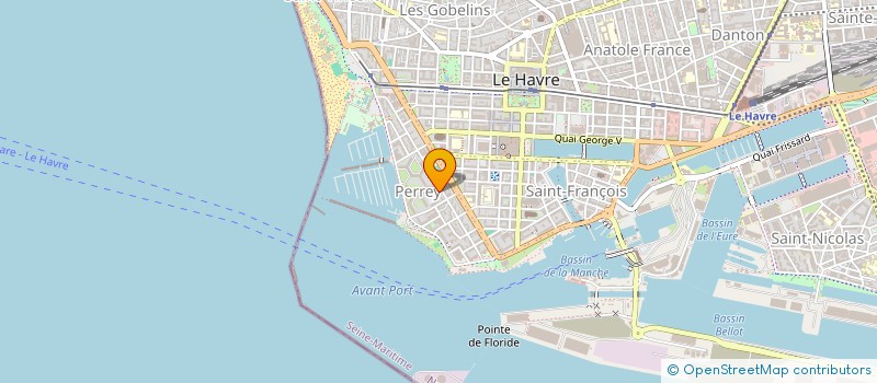 localisation de l'entreprise RESIDENCE DE FRANCE  LE HAVRE