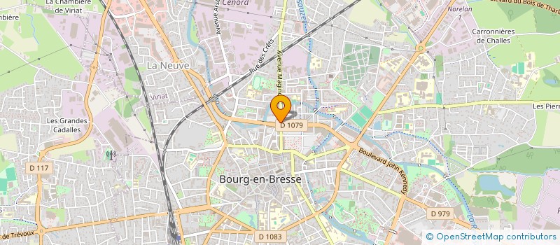 localisation de l'entreprise RESIDENCE DE FRANCE BATIMENT D à BOURG-EN-BRESSE