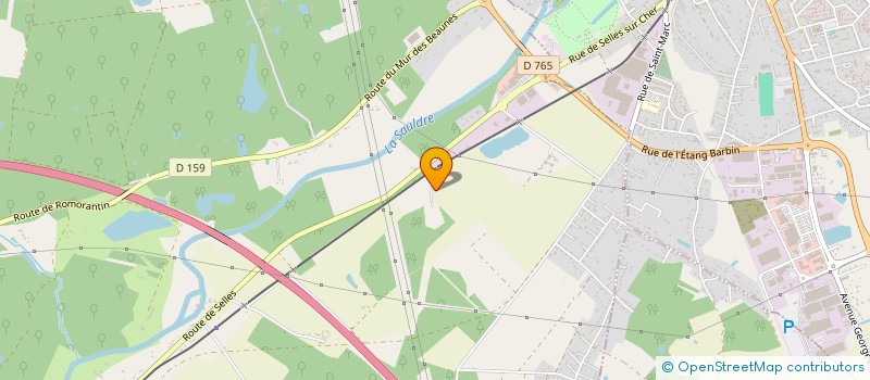 localisation de l'entreprise RESIDENCE DE L'ALLIANCE  PRUNIERS-EN-SOLOGNE