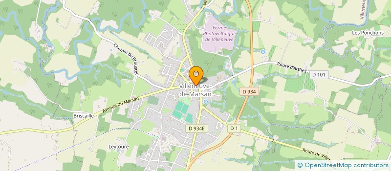 localisation de l'entreprise RESIDENCE DE L'ARMAGNAC à VILLENEUVE-DE-MARSAN