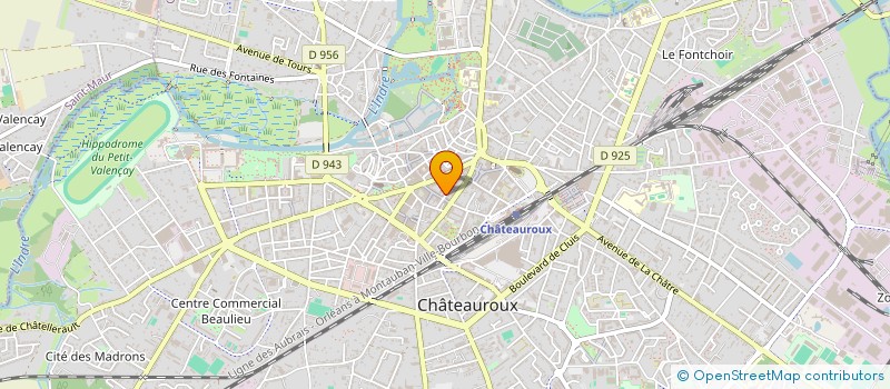 localisation de l'entreprise RESIDENCE DE L'ECHO à CHATEAUROUX