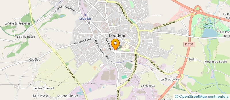 localisation de l'entreprise RESIDENCE DE L HILVERN à LOUDEAC