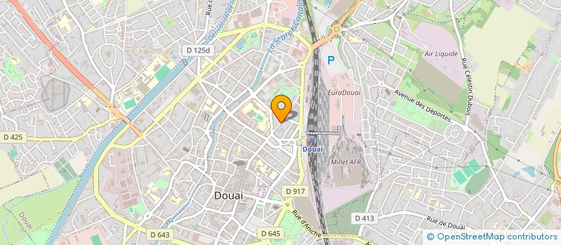 localisation de l'entreprise RESIDENCE DE L'HOMME DE FER à DOUAI