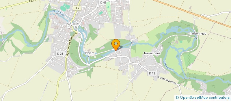 localisation de l'entreprise RESIDENCE DE L'HUILERIE à VOUILLE