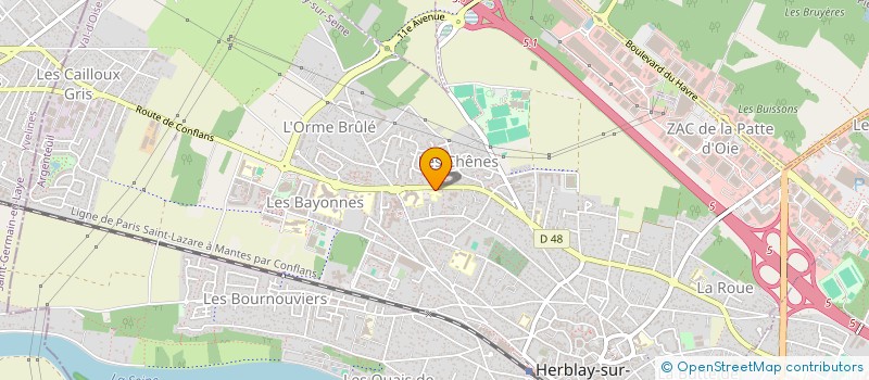 localisation de l'entreprise RESIDENCE DE L ORME  HERBLAY-SUR-SEINE