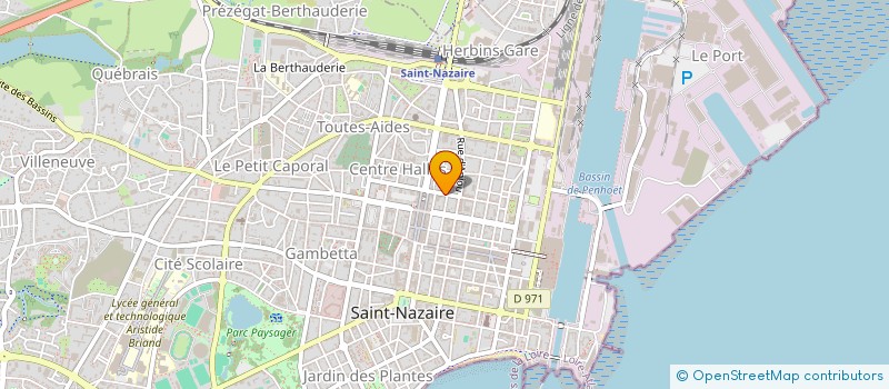 localisation de l'entreprise RESIDENCE DE LA BELLE ETOILE  SAINT-NAZAIRE