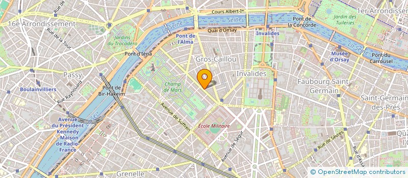 localisation de l'entreprise RESIDENCE DE LA BOURDONNAIS à PARIS