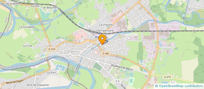 localisation de l'entreprise RESIDENCE DE LA CAPITAINERIE à DIGOIN