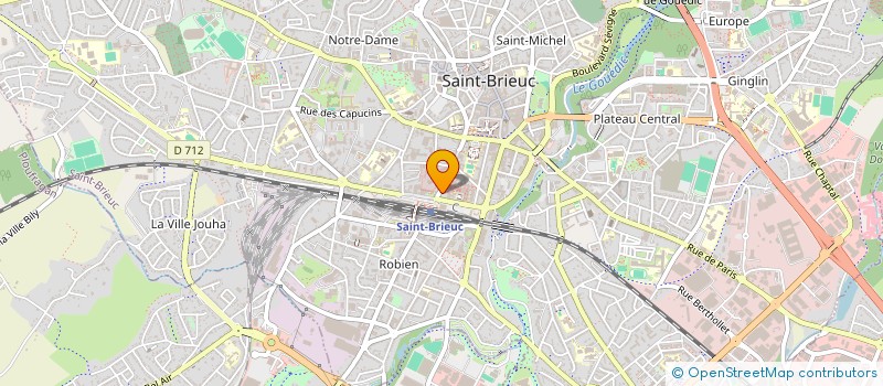 localisation de l'entreprise RESIDENCE DE LA GARE à SAINT-BRIEUC