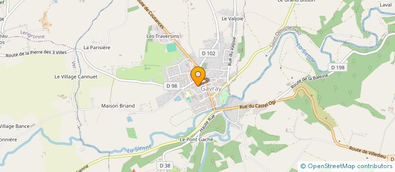 localisation de l'entreprise RESIDENCE DE LA GARE  GAVRAY-SUR-SIENNE