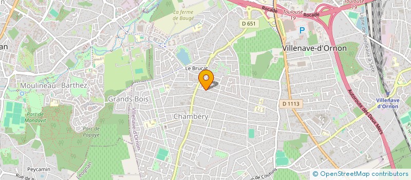 localisation de l'entreprise RESIDENCE DE LA HE  VILLENAVE-D'ORNON