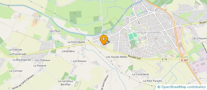 localisation de l'entreprise RESIDENCE DE LA LIBRE PENSEE à GENNES-VAL-DE-LOIRE