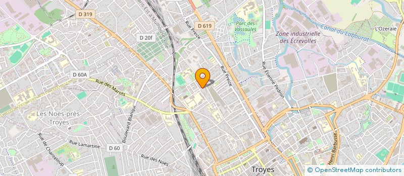 localisation de l'entreprise RESIDENCE DE LA PAIX  TROYES