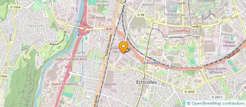 localisation de l'entreprise RESIDENCE DE LA PLACE à ECHIROLLES