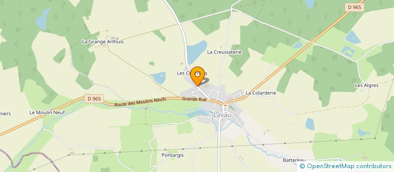 localisation de l'entreprise RESIDENCE DE LA PUISAYE à LAVAU
