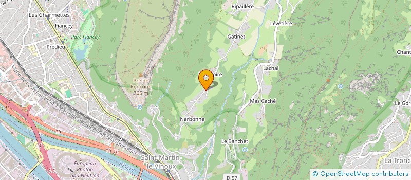 localisation de l'entreprise RESIDENCE DE LA SOURCE  SAINT-MARTIN-LE-VINOUX