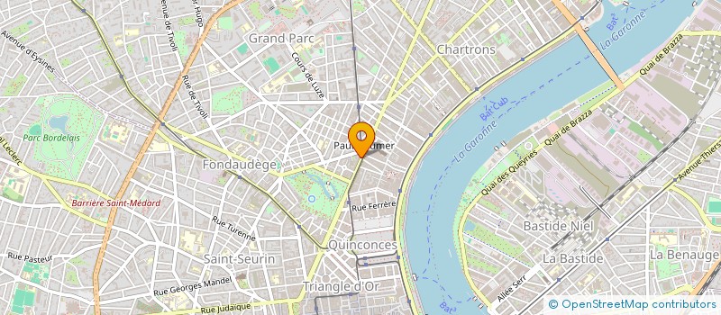 localisation de l'entreprise RESIDENCE DE LA VICTOIRE à BORDEAUX