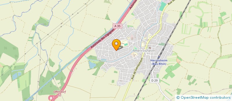 localisation de l'entreprise RESIDENCE DE LA ZORN  HERRLISHEIM