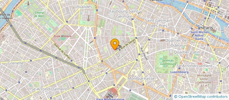 localisation de l'entreprise RESIDENCE DE SEVRES à PARIS