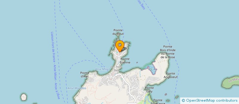 localisation de l'entreprise RESIDENCE DE TOURISME ETOILE DES CARAIBES à LES TROIS-ILETS
