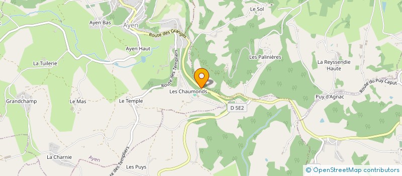 localisation de l'entreprise RESIDENCE DE VACANCES SOLEILUNA-AYEN  AYEN