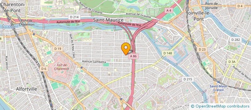 localisation de l'entreprise RESIDENCE DELAPORTE à MAISONS-ALFORT