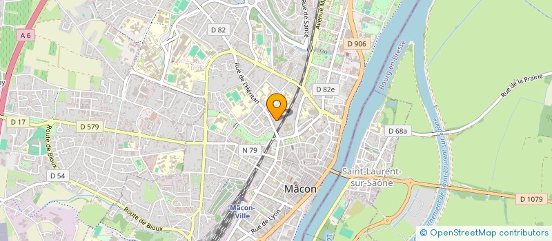 localisation de l'entreprise RESIDENCE DEPARTEMENTALE ACCUEIL SOINS à MACON