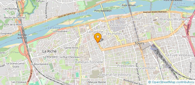 localisation de l'entreprise RESIDENCE DES ACACIAS  TOURS