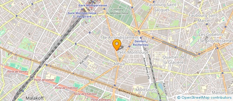 localisation de l'entreprise RESIDENCE DES CEDRES  PARIS