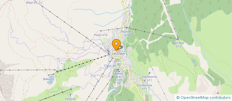 localisation de l'entreprise RESIDENCE DES COLCHIQUES  VARS