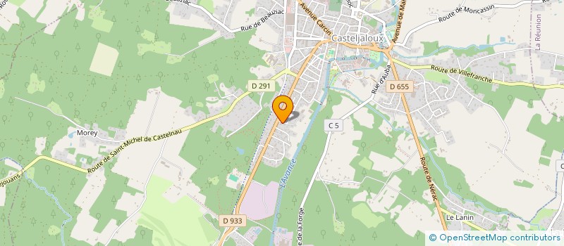 localisation de l'entreprise RESIDENCE DES CORDELIERS  CASTELJALOUX