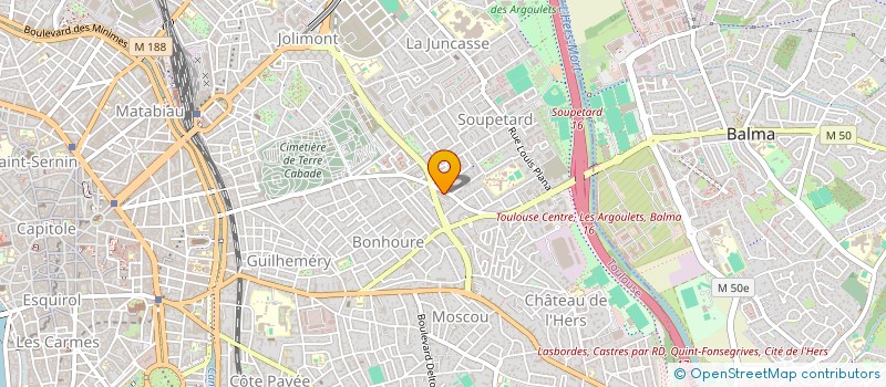 localisation de l'entreprise RESIDENCE DES CRETES à TOULOUSE