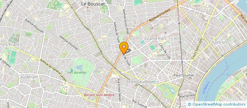 localisation de l'entreprise RESIDENCE DES DEUX RIVES  BORDEAUX