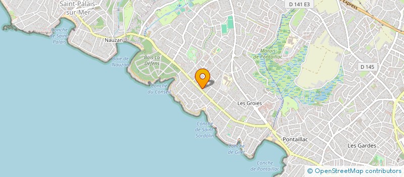localisation de l'entreprise RESIDENCE DES DUNES DE NAUZAN  VAUX-SUR-MER