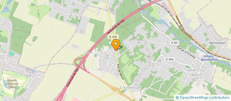 localisation de l'entreprise RESIDENCE DES HIRONDELLES à COUTEVROULT