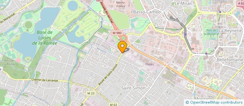 localisation de l'entreprise RESIDENCE DES JARDINS à TOULOUSE