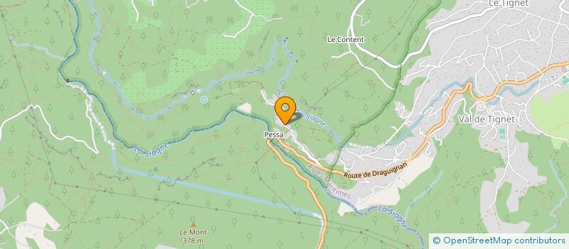 localisation de l'entreprise RESIDENCE DES LATINIAQUES à SAINT-CEZAIRE-SUR-SIAGNE